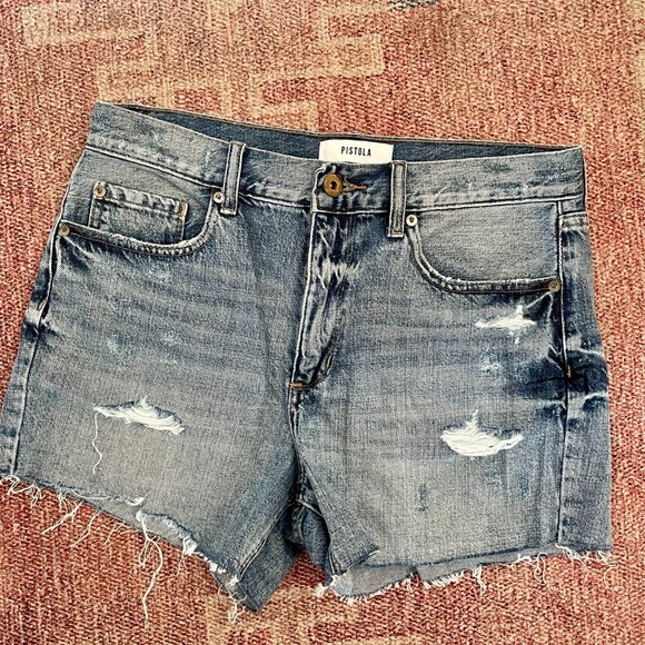 pistola Pants - Pistola Nova High Rise Short - Size 28